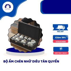 Bộ ấm chén Nhữ Diêu Tàn Quyền